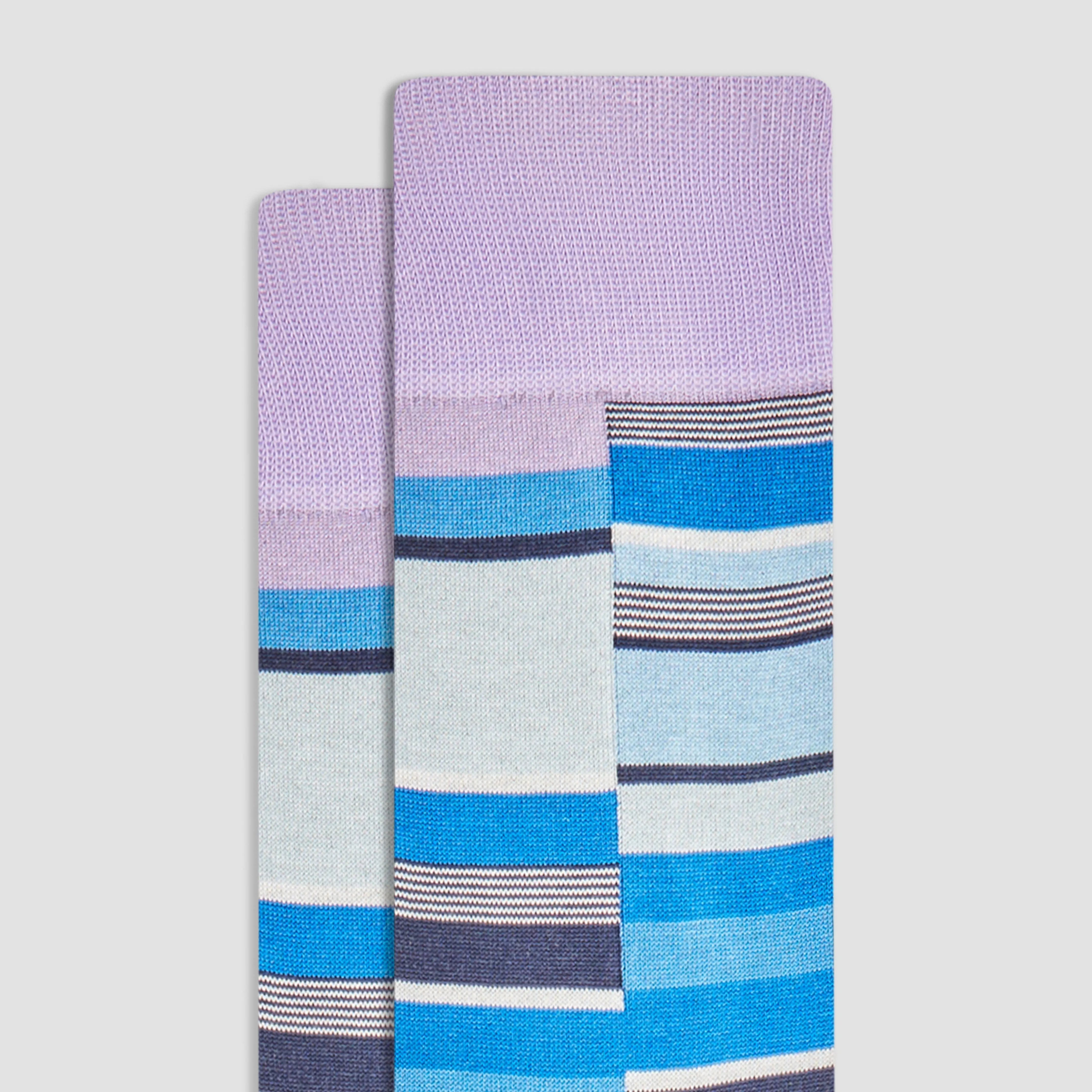 Striped Mid-Calf Socks