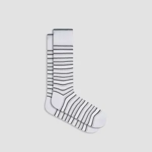 Striped Mid-Calf Socks