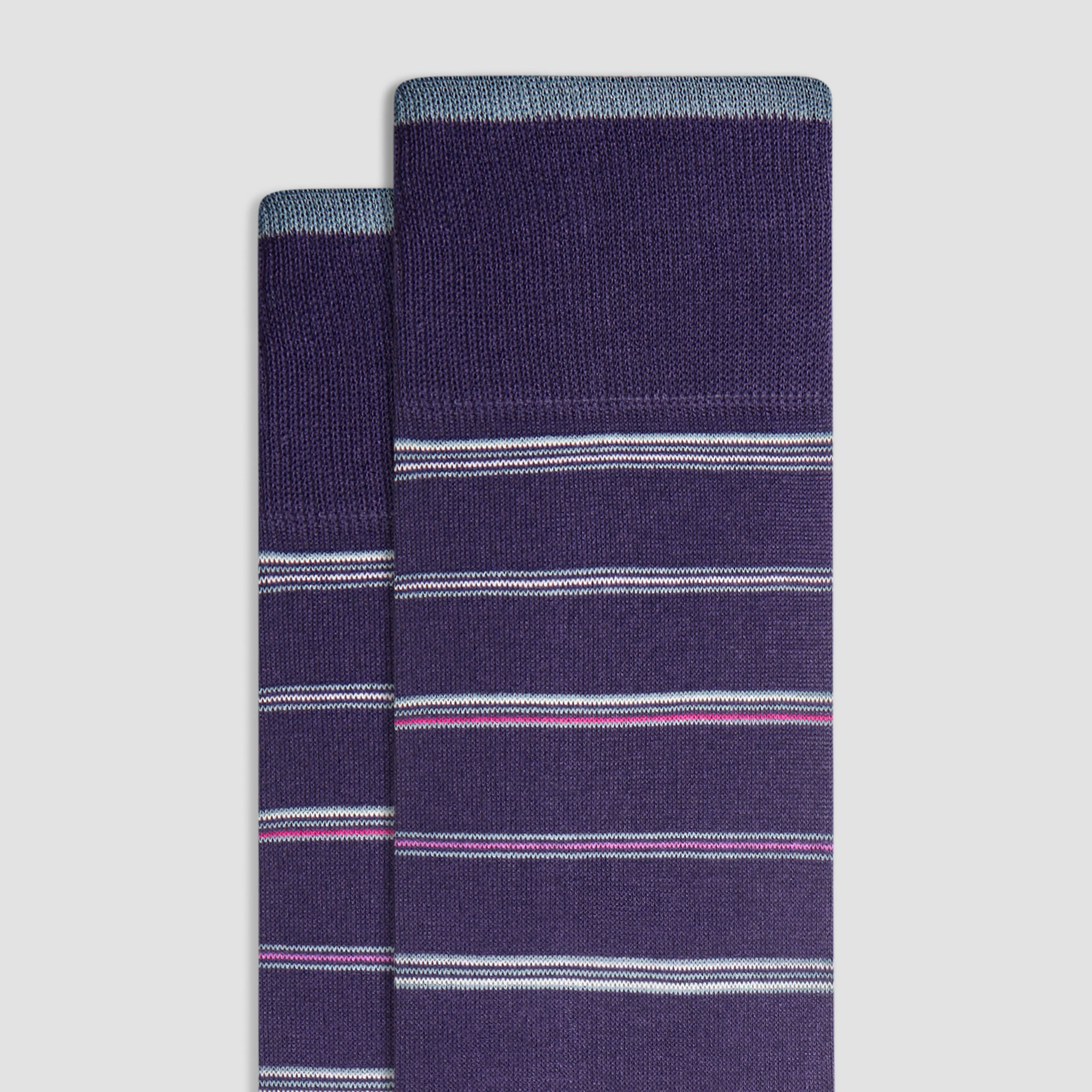 Striped Mid-Calf Socks