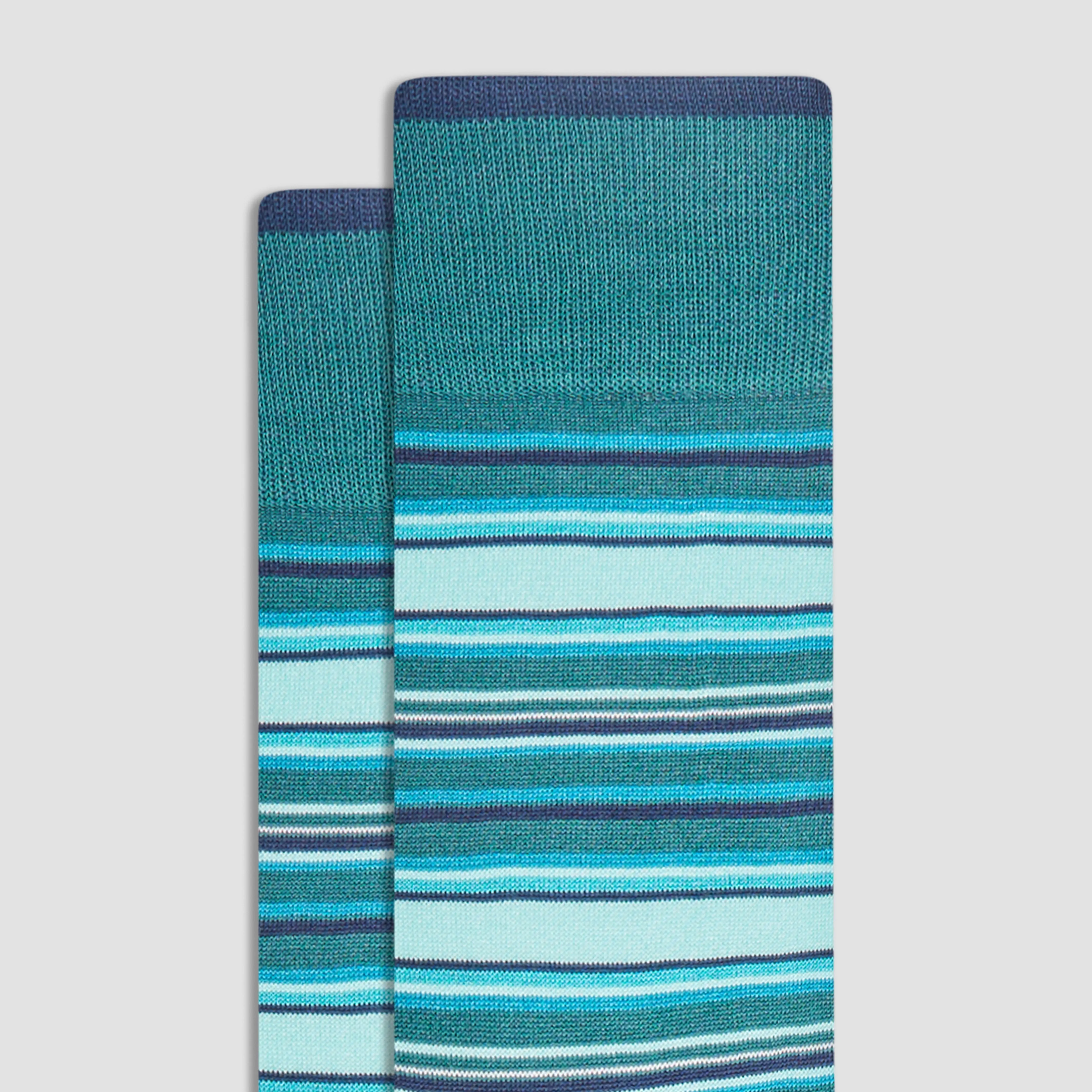 Striped Mid-Calf Socks