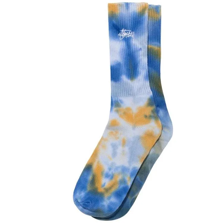 Stussy Earth Dye Crew Socks Orange