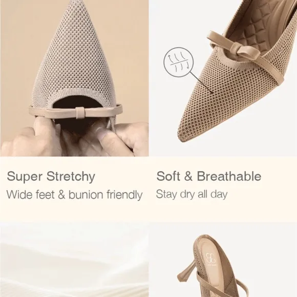 Stylish Beige Women's Shoes by Go Couture.