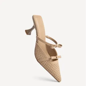 Stylish Beige Women's Shoes by Go Couture.
