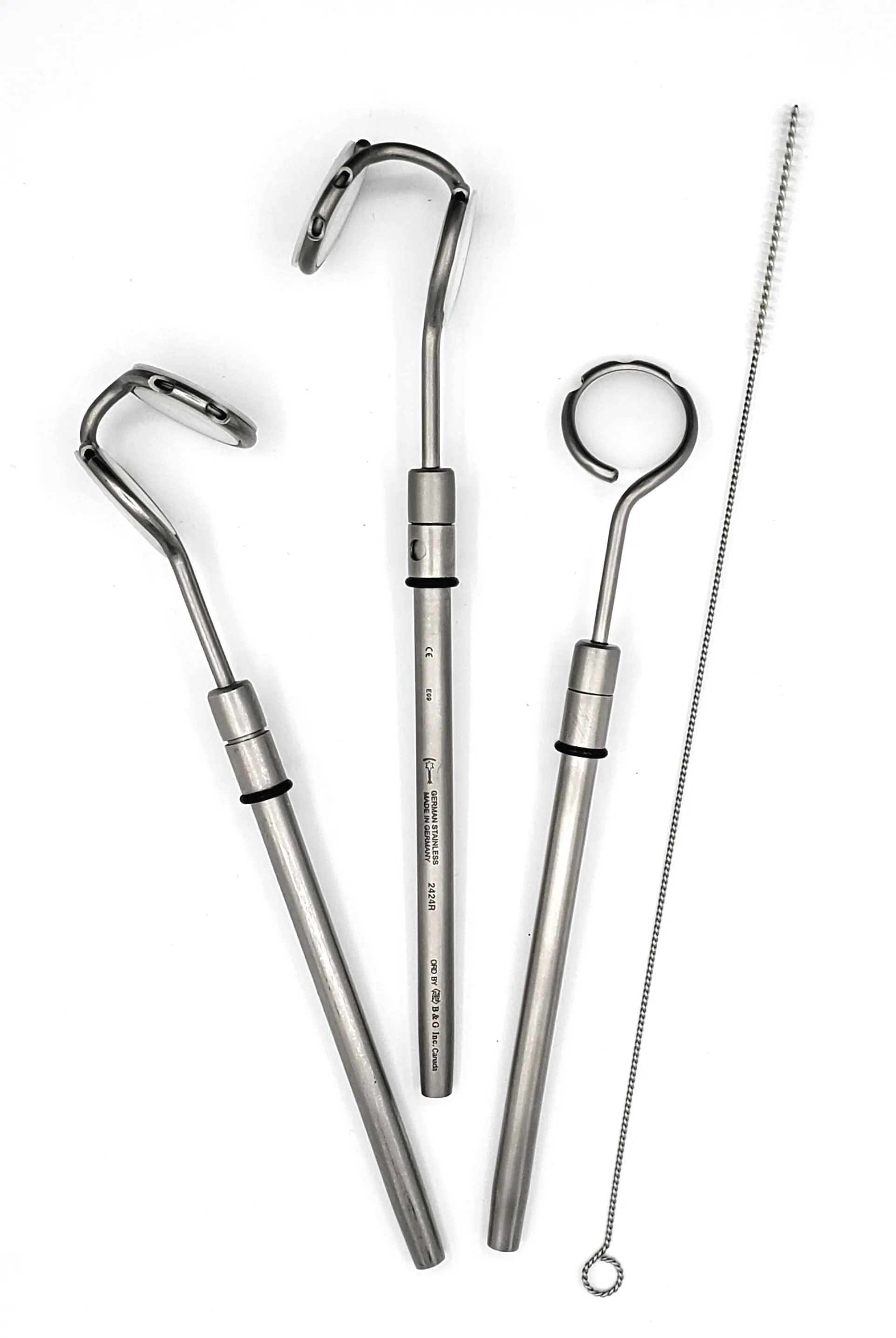 Suction with Tongue Holder &Retractor  (2424R)