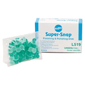 Super-Snap, Green, Fine, 50/pk
