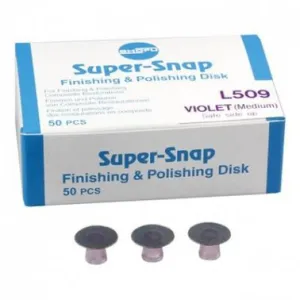 Super-Snap, Violet, Medium, Mini, 50/pk
