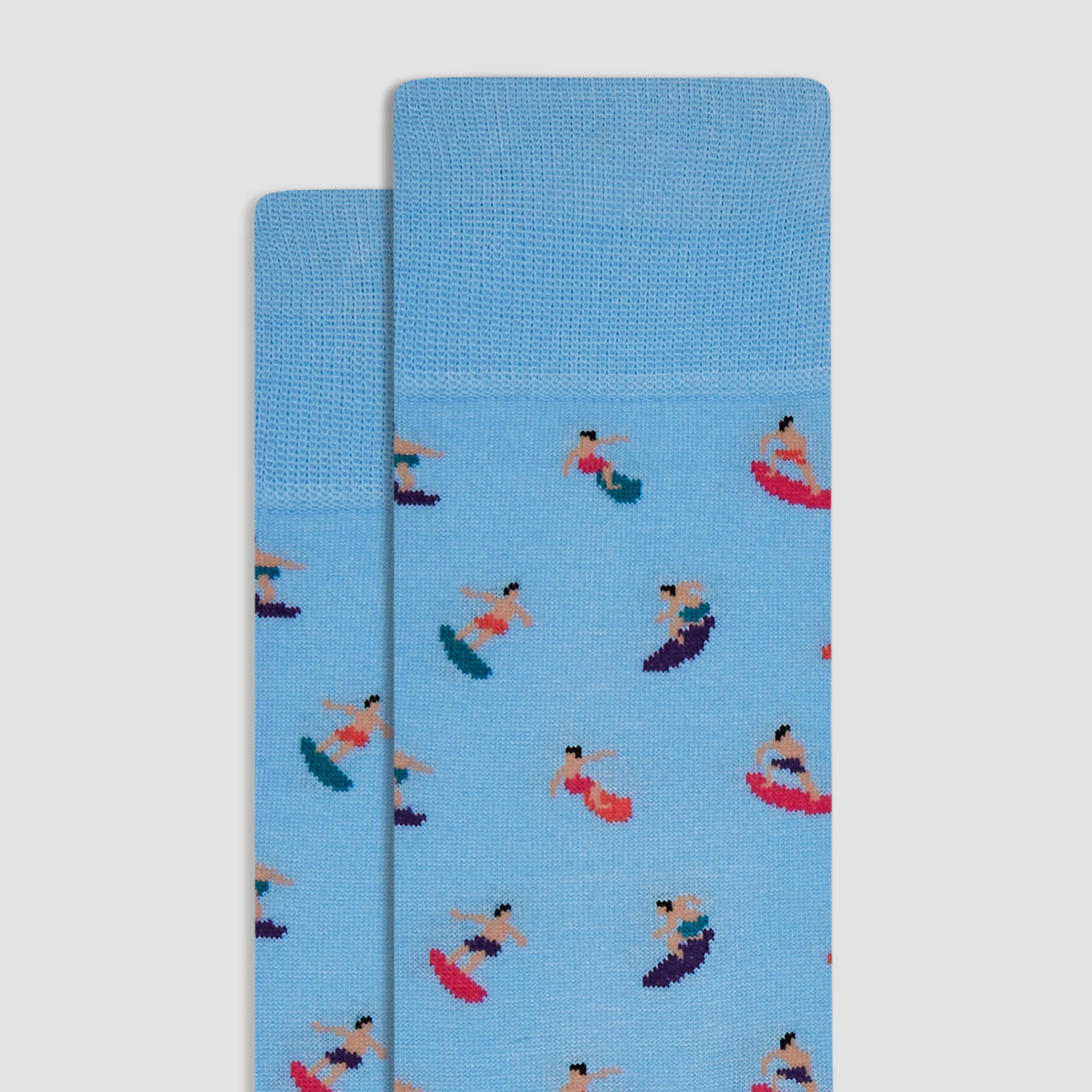 Surfers Mid-Calf Socks