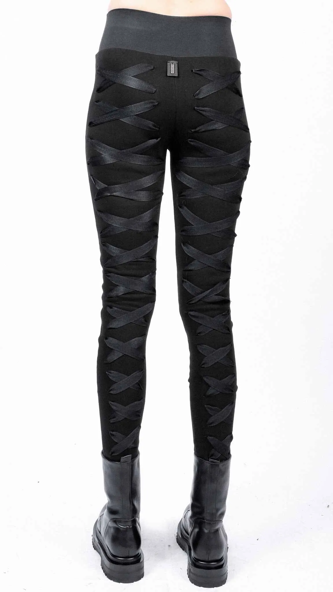 Sweatshirt Leggings with Laces