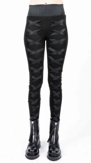 Sweatshirt Leggings with Laces