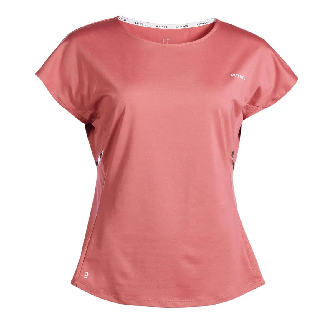T-Shirt tennis col rond dry soft femme - Dry 500