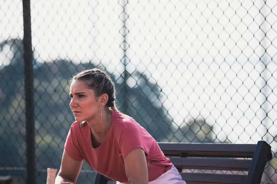 T-Shirt tennis col rond dry soft femme - Dry 500