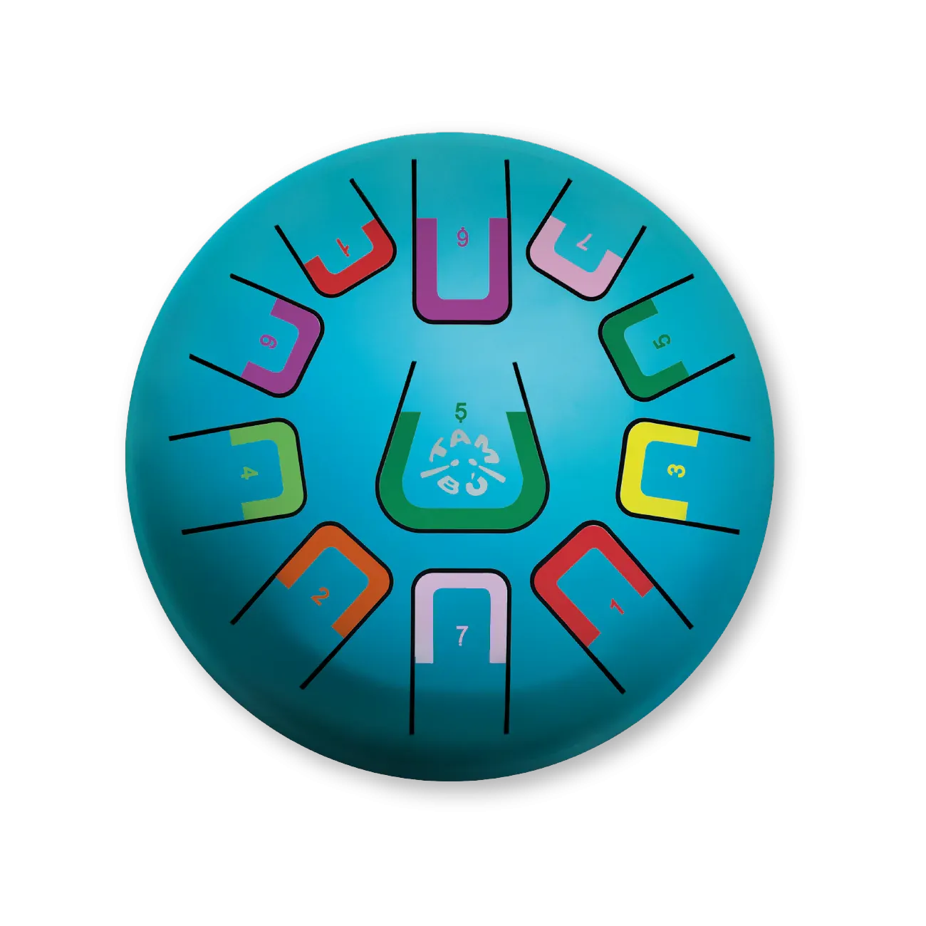 Tambu Steel Tongue Drum - 3 colours - 3 