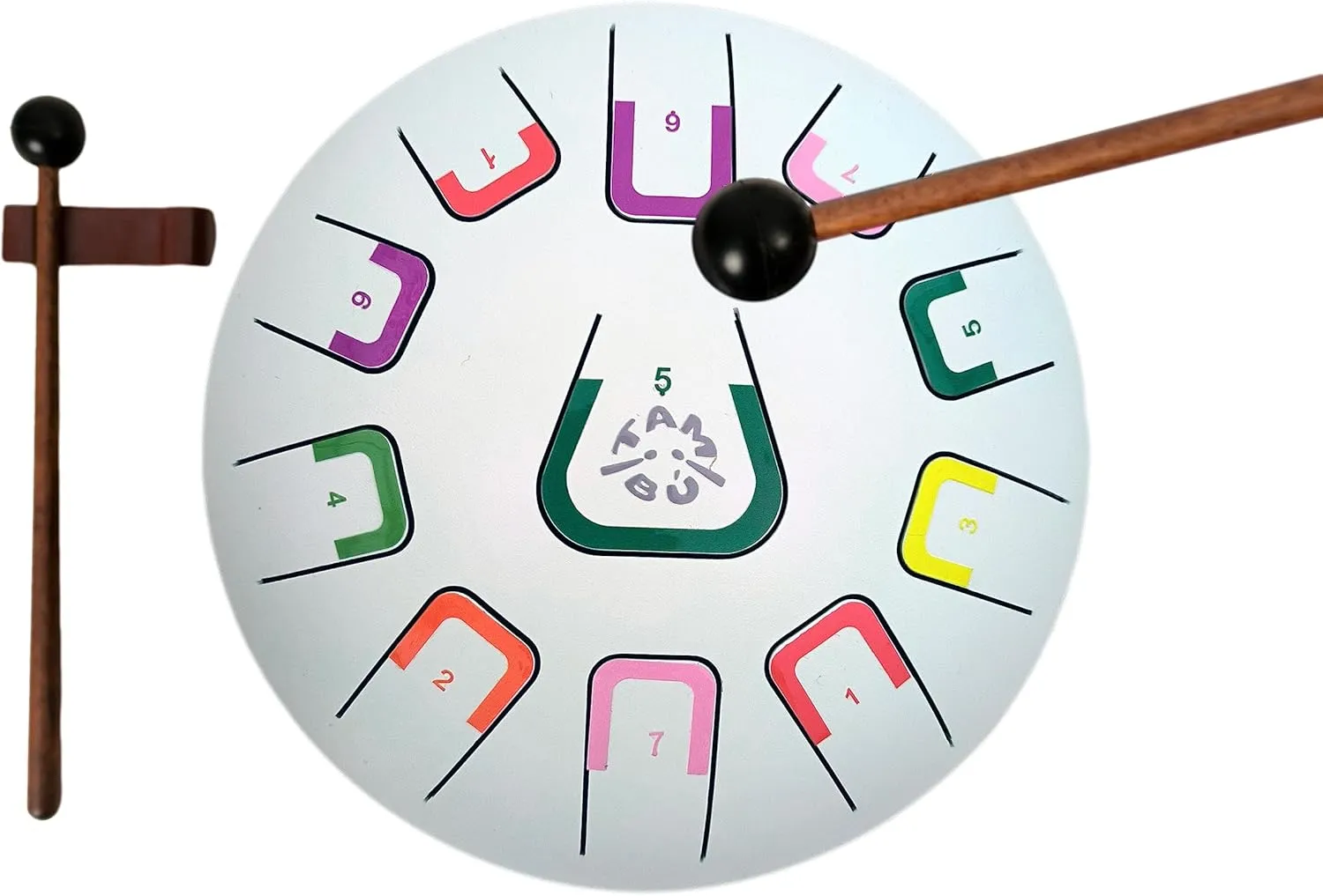 Tambu Steel Tongue Drum - 3 colours - 3 