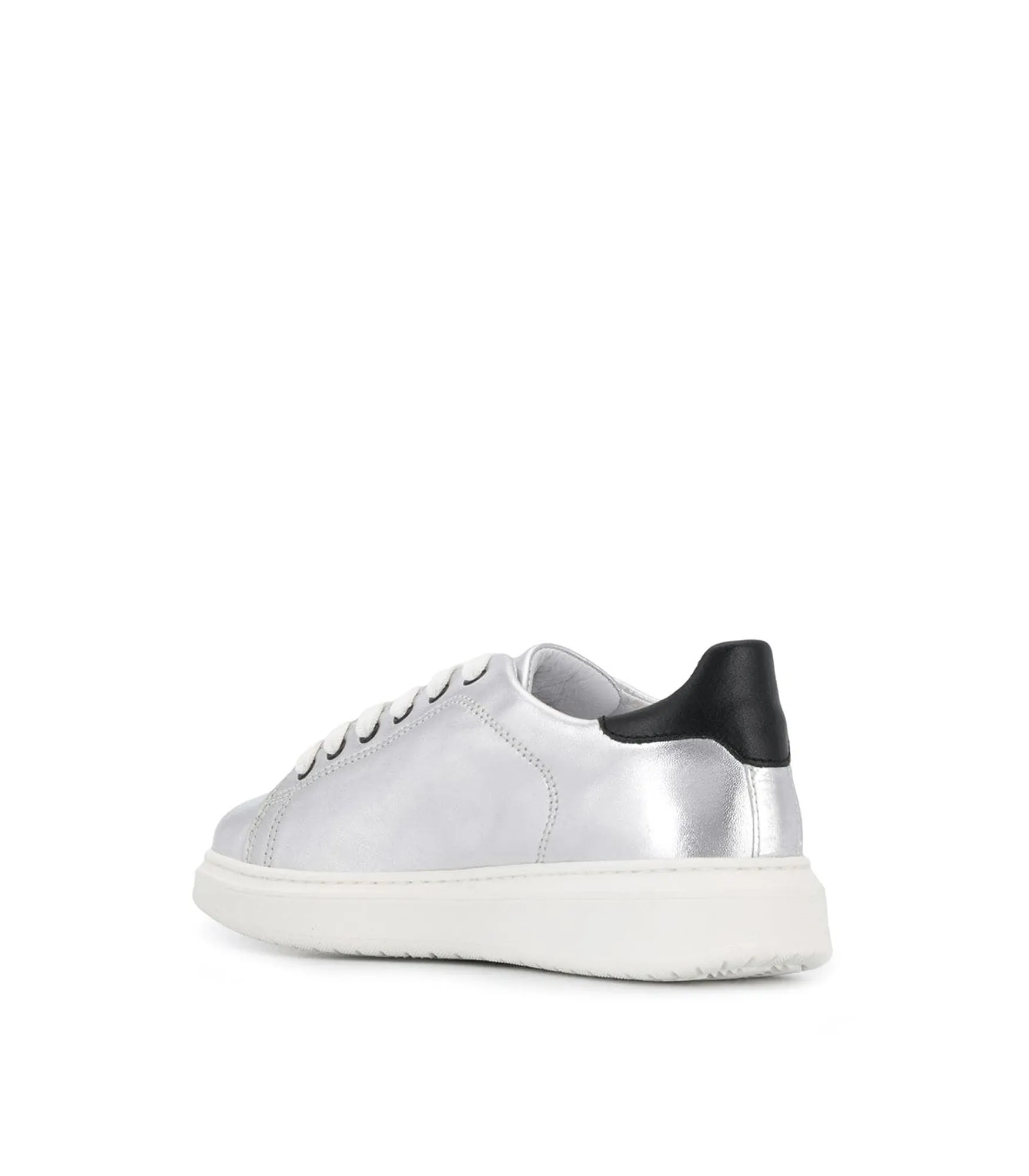 Tennis Lace Up - Silver