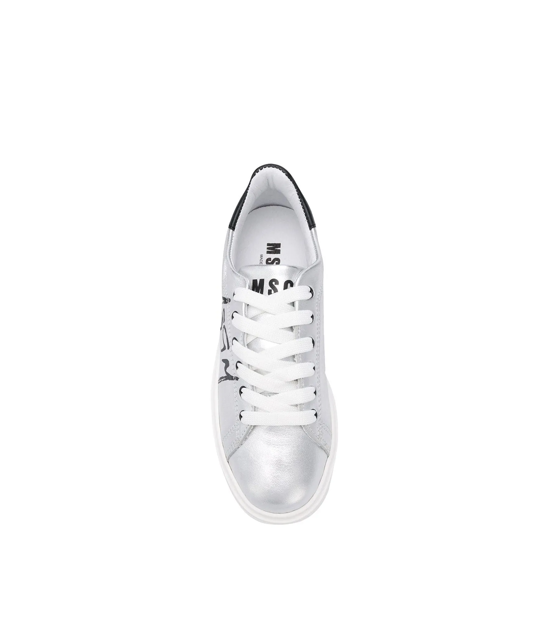 Tennis Lace Up - Silver