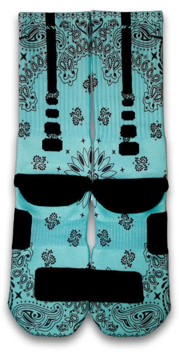 Tiffany Bandana Custom Elite Socks