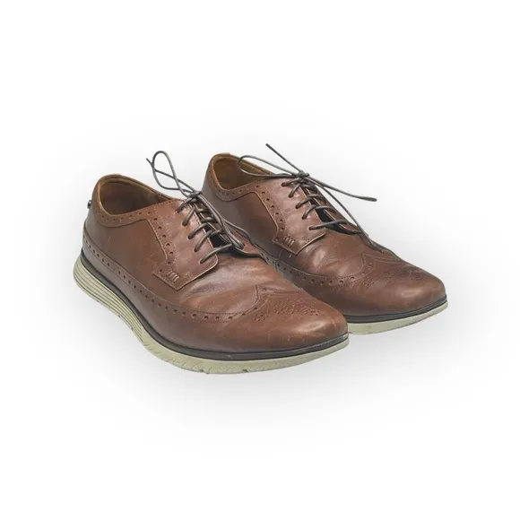 Timberland ✪ Brogue Oxford Wingtip Edgy Leather Lace Up Shoes ✪ Dark Brown 12D