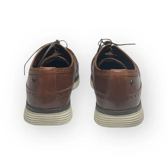 Timberland ✪ Brogue Oxford Wingtip Edgy Leather Lace Up Shoes ✪ Dark Brown 12D