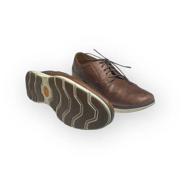 Timberland ✪ Brogue Oxford Wingtip Edgy Leather Lace Up Shoes ✪ Dark Brown 12D