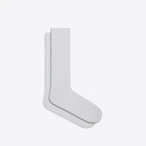 Tonal Argyle Mid-Calf Socks