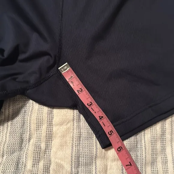 Tory Sport Tech Pique Tennis Skirt. Navy.  Size Medium.