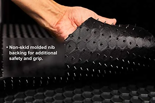 TOUGHPRO Floor Mat Accessories Set (Front Row   2nd Row) Compatible with Mercedes-Benz GLE350, GLE450, GLE580 - All Weather - Heavy Duty - (Made in USA) - Black Rubber - 2020, 2021