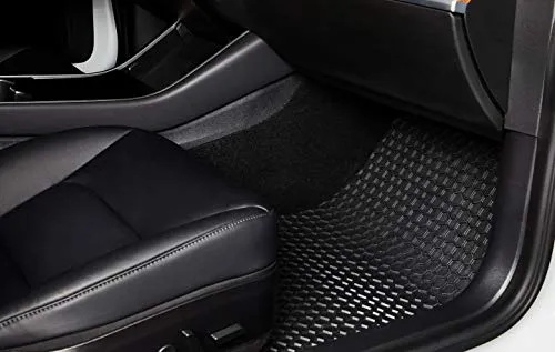 TOUGHPRO Floor Mat Accessories Set (Front Row   2nd Row) Compatible with Mercedes-Benz GLE350, GLE450, GLE580 - All Weather - Heavy Duty - (Made in USA) - Black Rubber - 2020, 2021