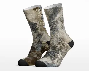 Unisex Socks, Stone Poem