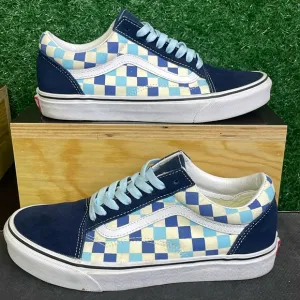 Vans Old Skool checker board Navy Blue/Baby Blue 🔥🔥
