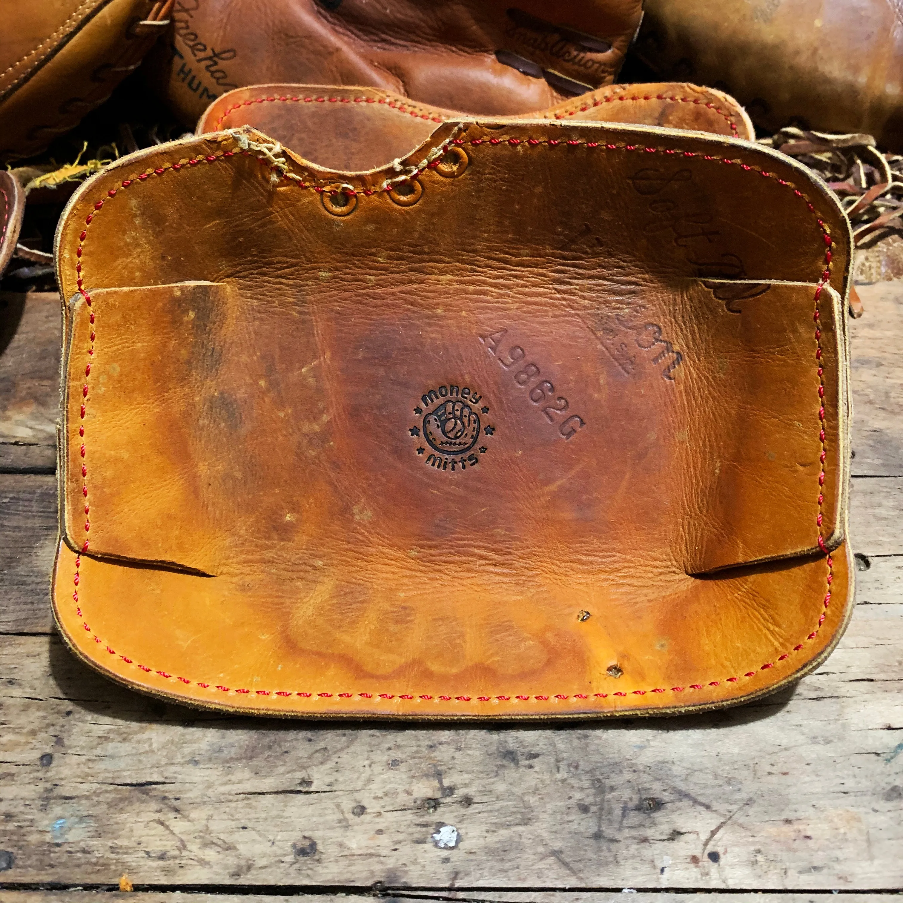 Vintage Catchers Mitt Valet Tray