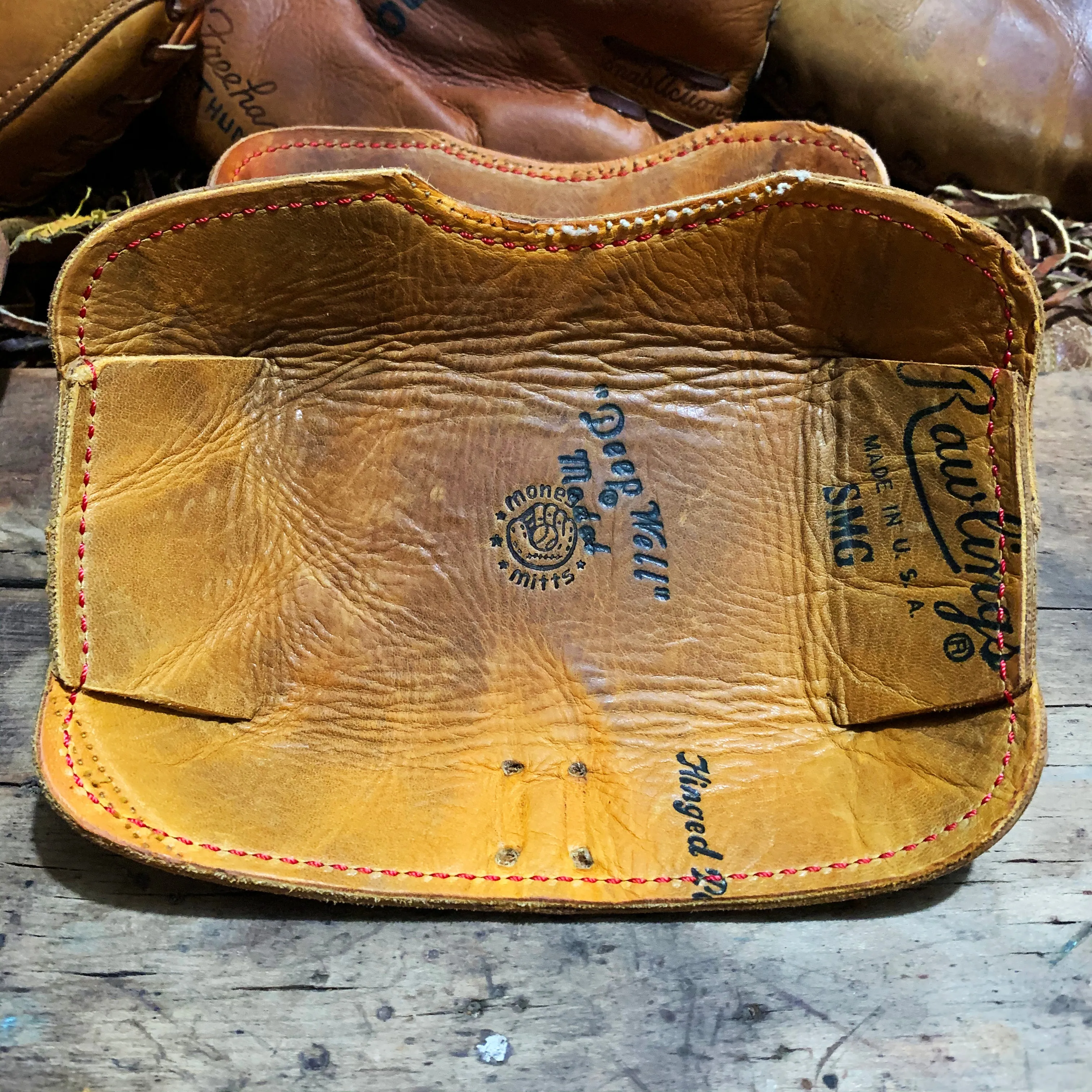 Vintage Catchers Mitt Valet Tray