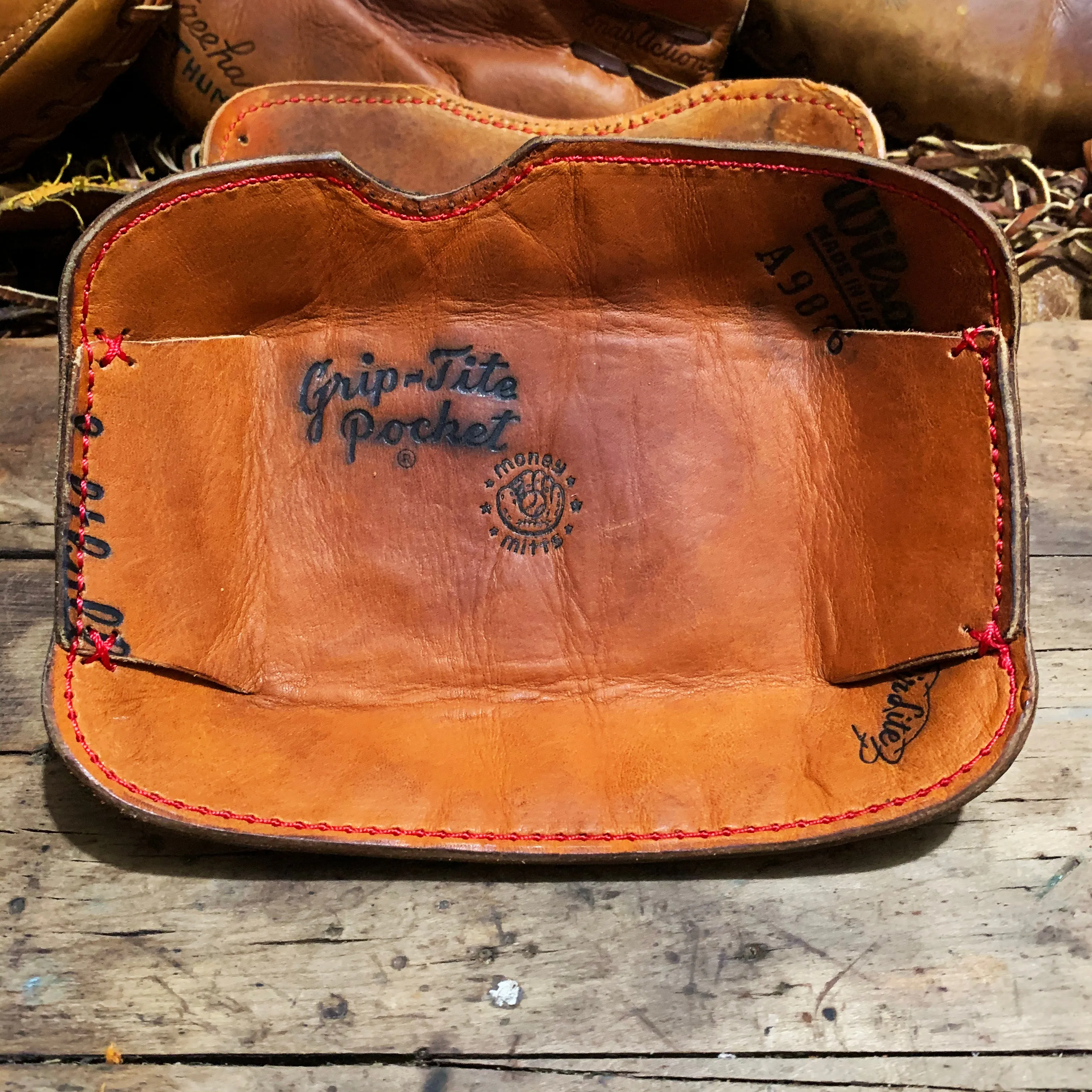 Vintage Catchers Mitt Valet Tray