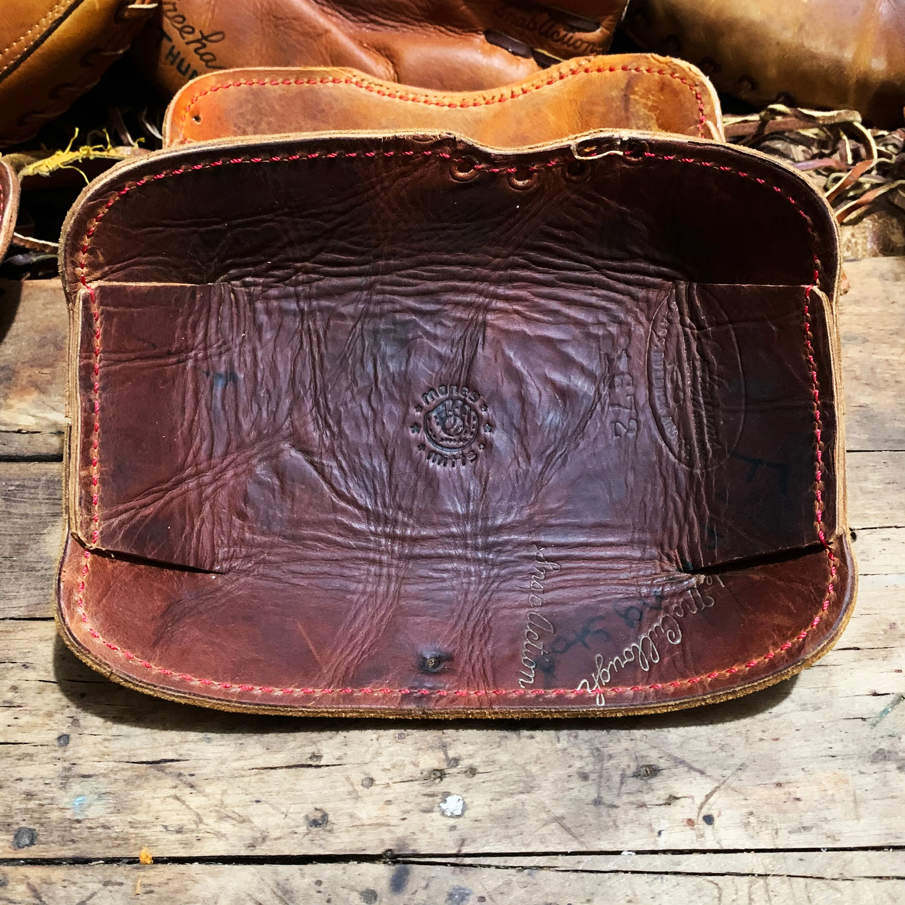 Vintage Catchers Mitt Valet Tray