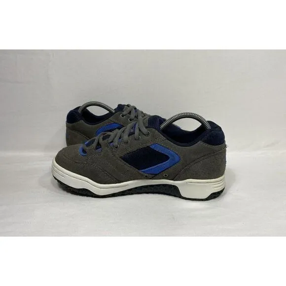 Vintage Vans Status Skateboarding Shoes Fat Tongue Men’s Sz 7.5 29210 Gray Blue
