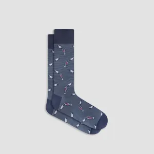 Wine Pour Mid-Calf Socks