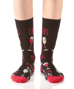 Women's Crew Sock, Pour Decisions